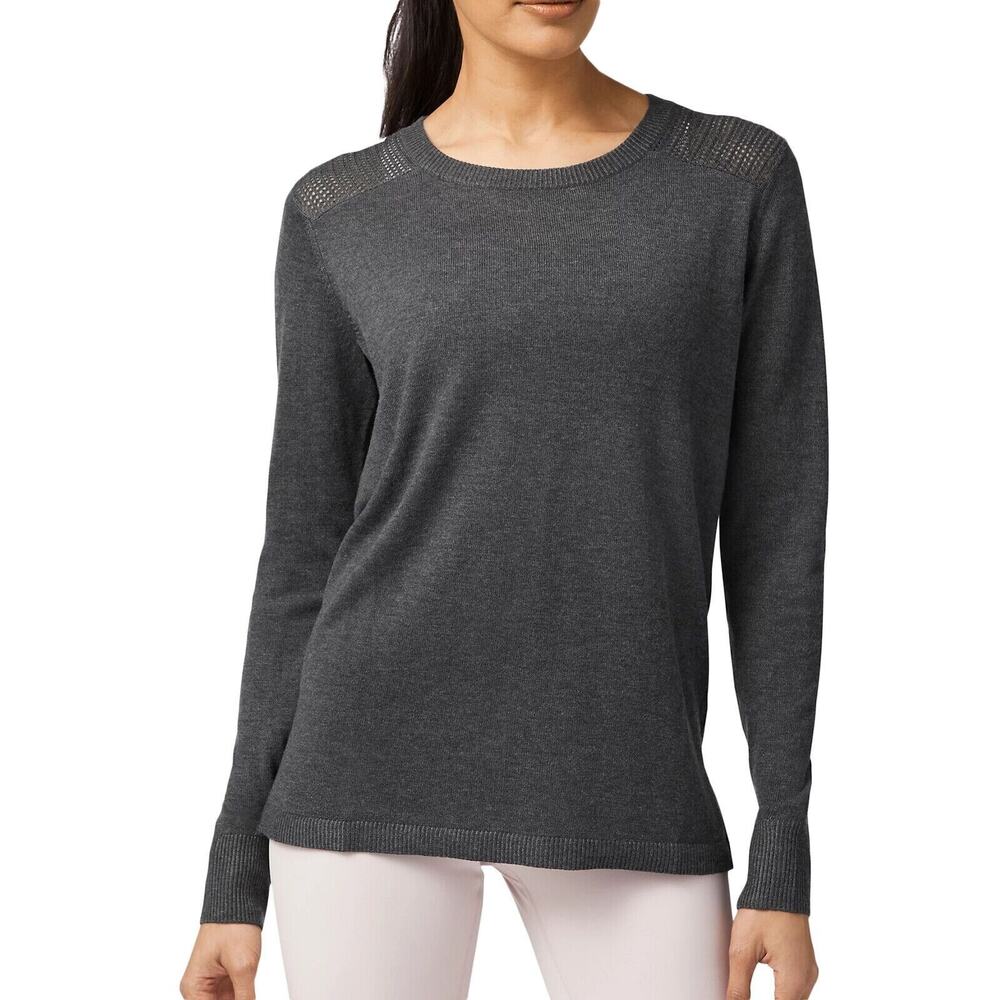 Lululemon Womens Back To Balance Cashmere Blend Sweater Size S Open Back Active
